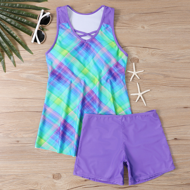 2 Piece Tankini Swimsuit