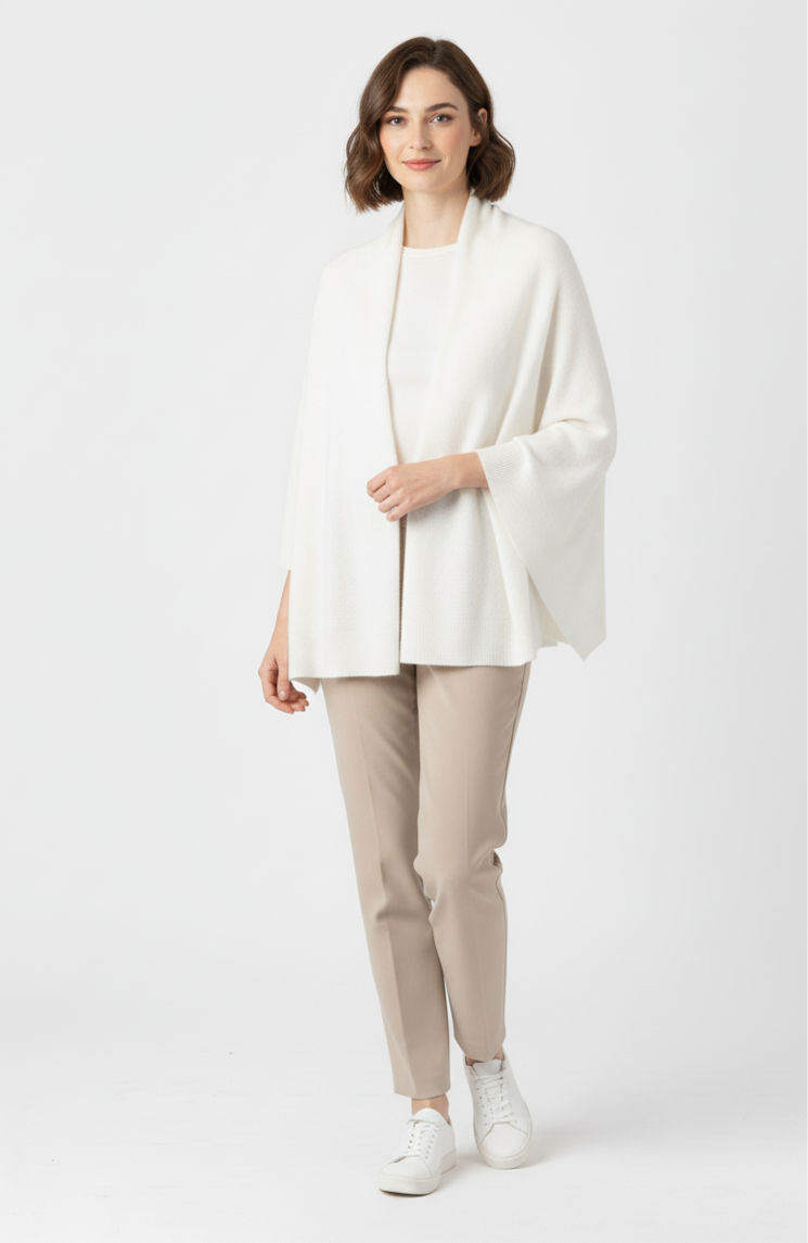 Kalyve Women's Wool Cape