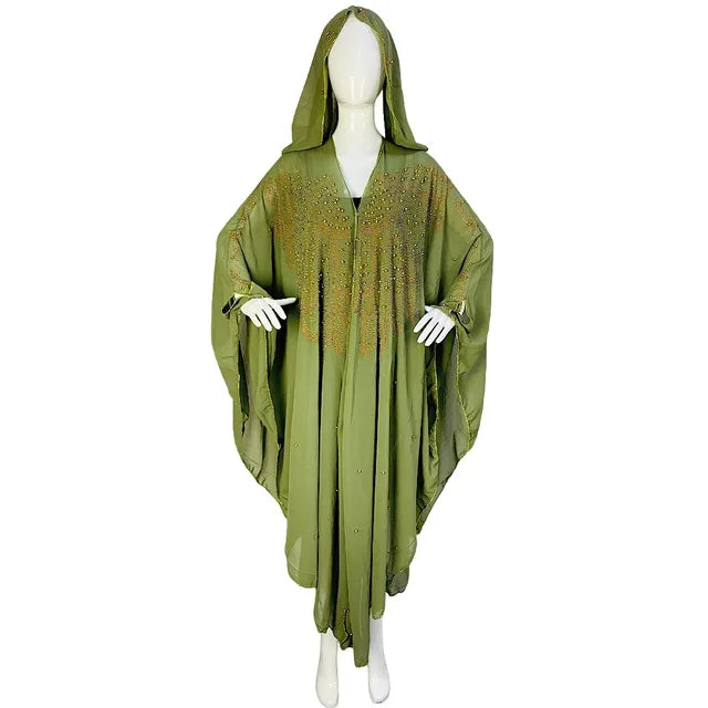 Robe paillette Abaya Dubai PapillonPrécieux