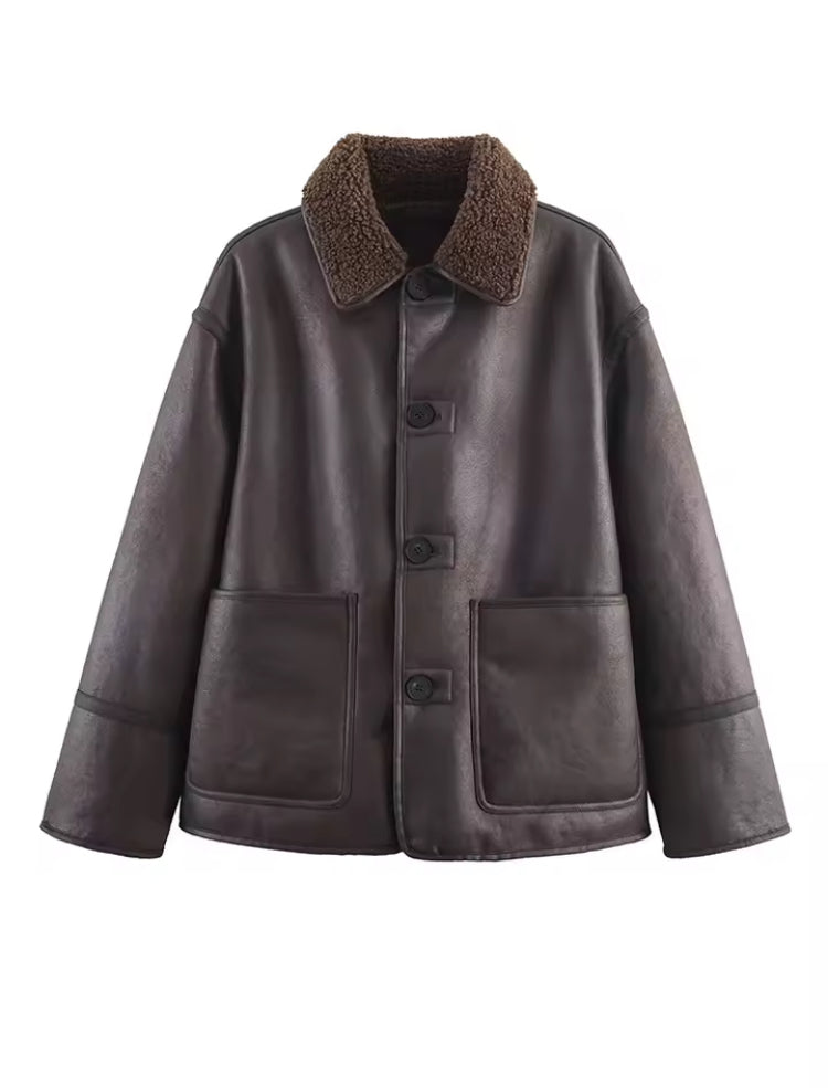 Chaqueta Abrigada Para Mujer Noryn