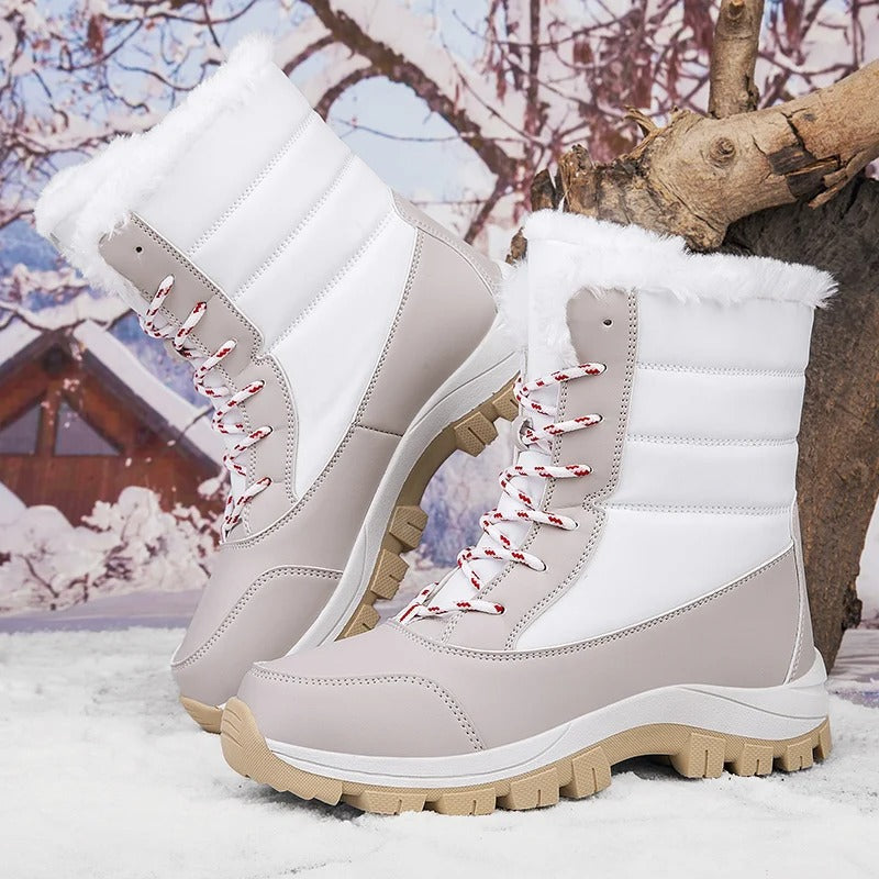 Botas de Nieve de Terciopelo para Mujer Glissora