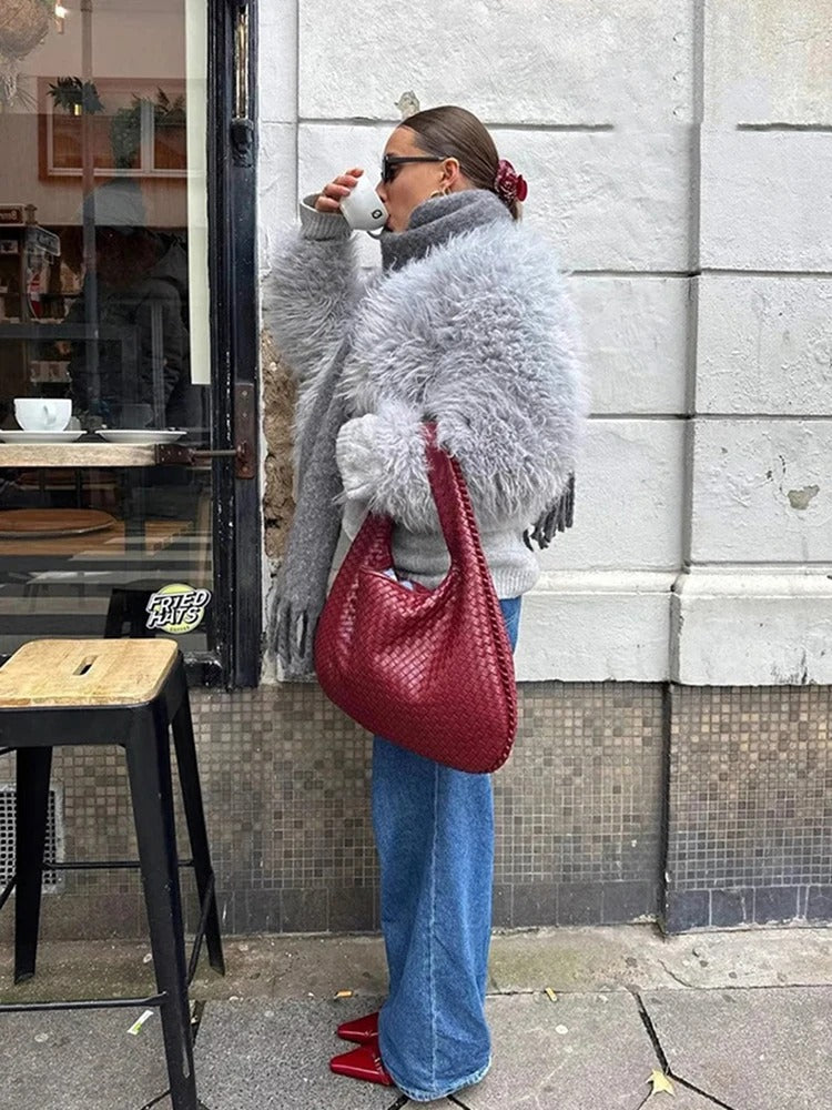 معطف فرو نسائي من Gryséa