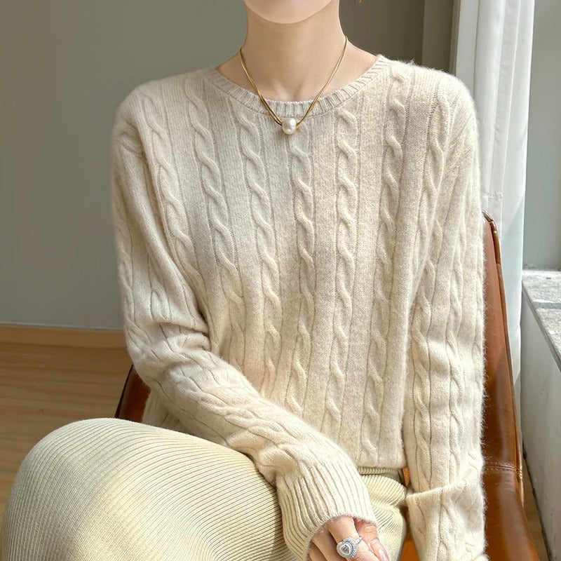 Ralphya Damen Twisted Pullover