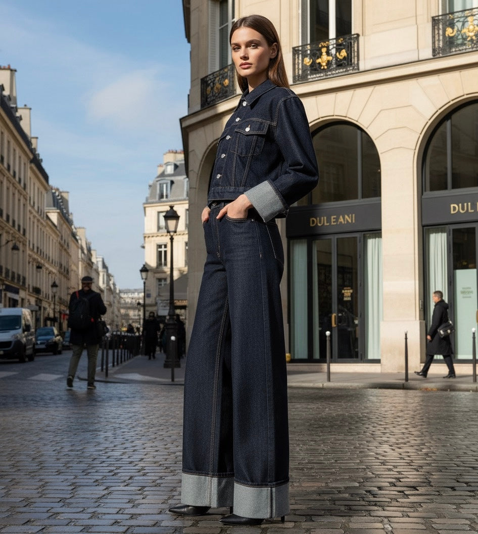 Veste en Jean Femme Retro Denyra – Sunsoria