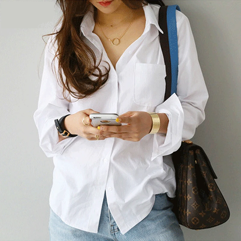 Chemisier femme blanc chic tendance