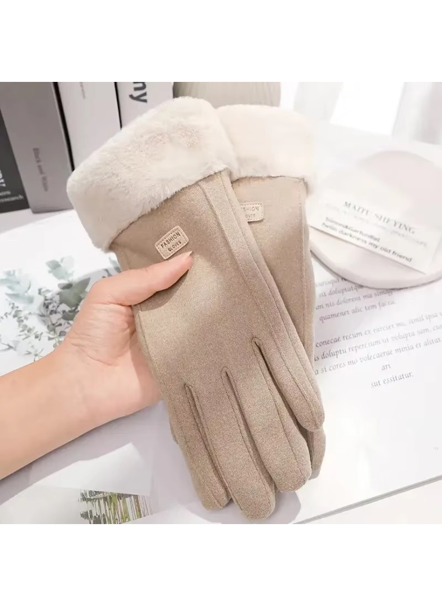 Gants En Peluche Épaisse Duvoria