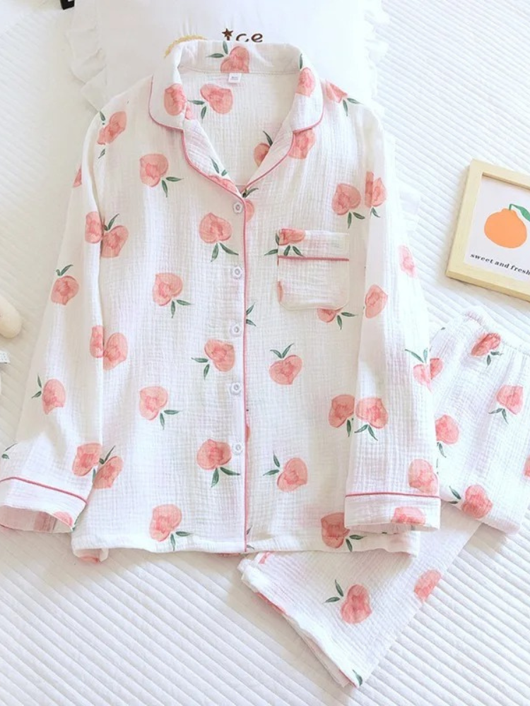 Ensemble Pyjama Femme Coton Cozéna