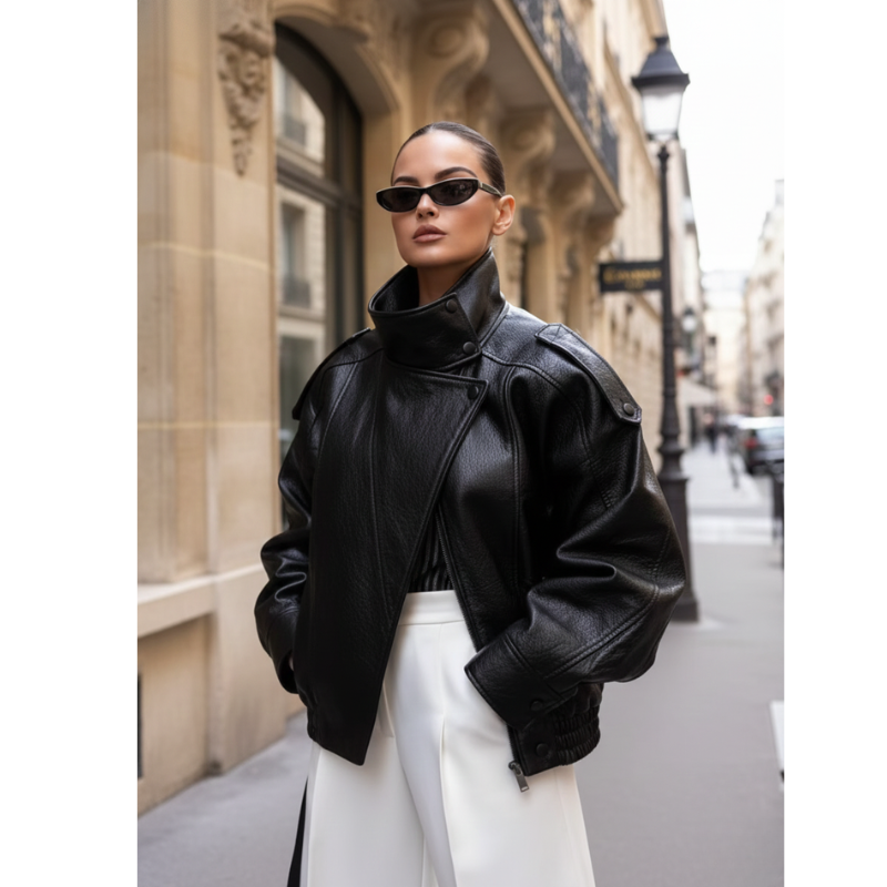 Chaqueta de cuero para mujer Leathoria