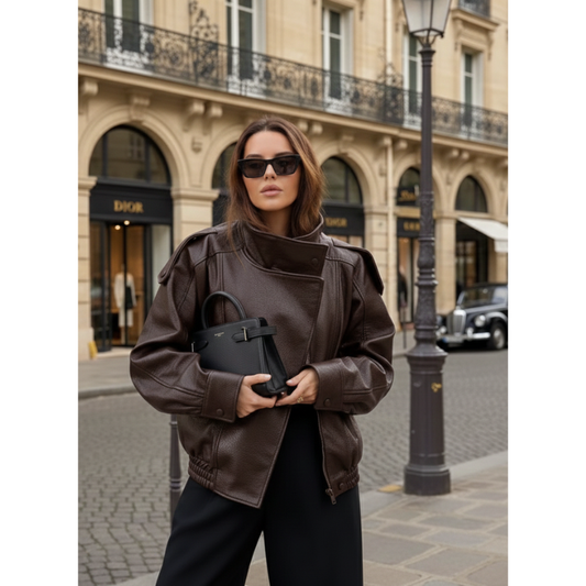 Veste en Cuir Femme Léathoria