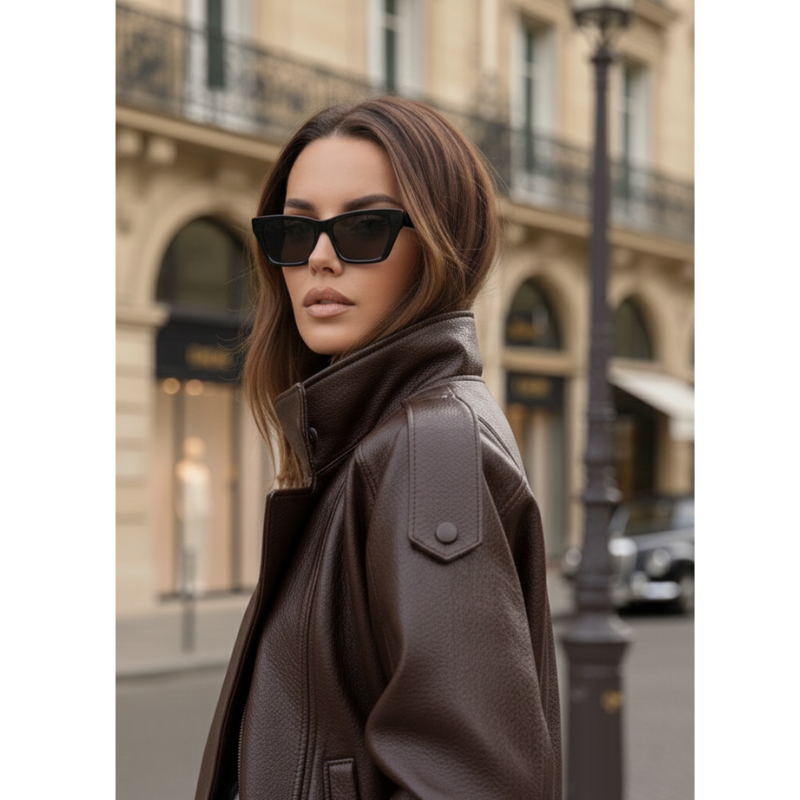 Chaqueta de cuero para mujer Leathoria