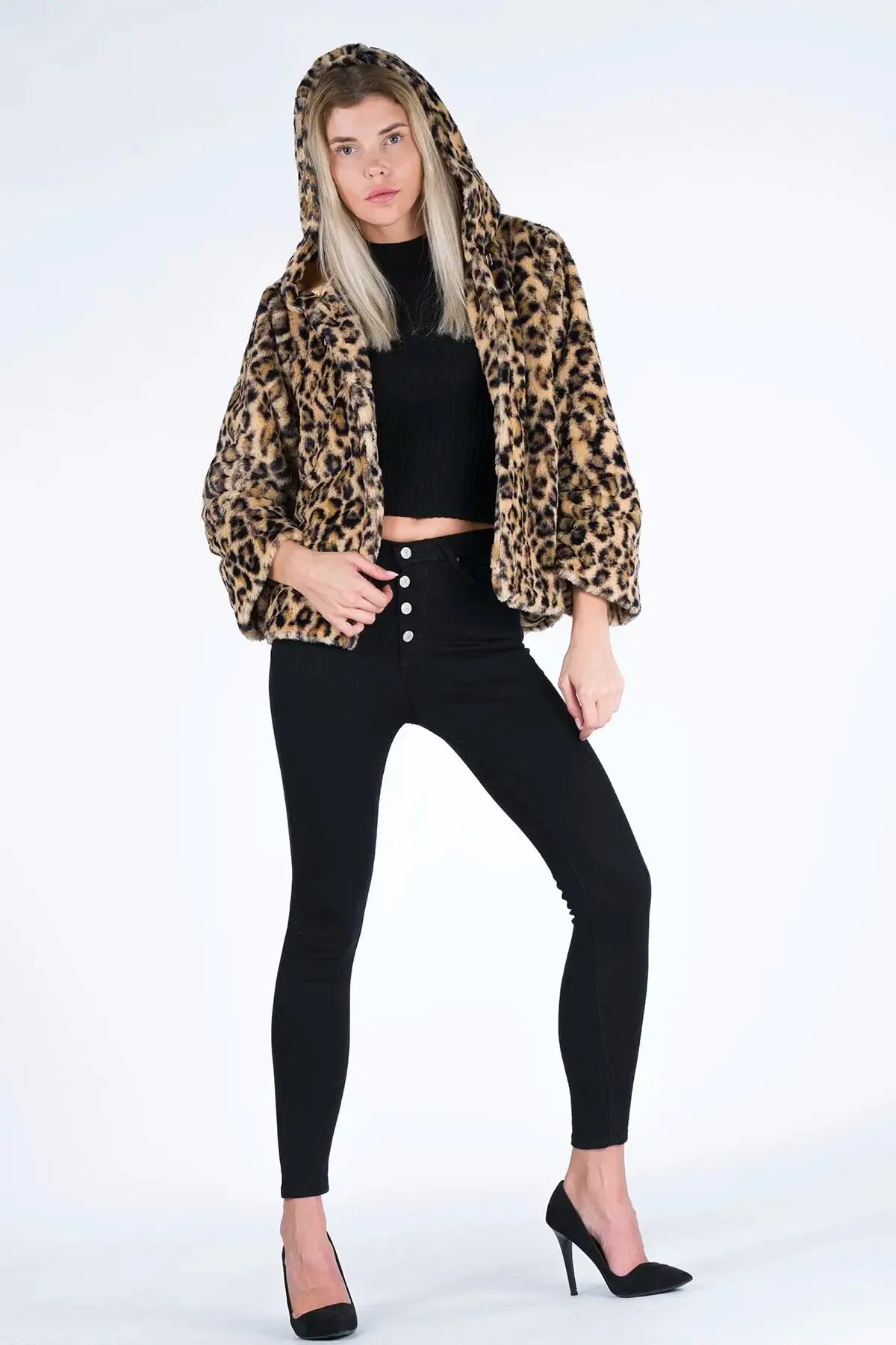 Wild Leopard fur coatSeduction