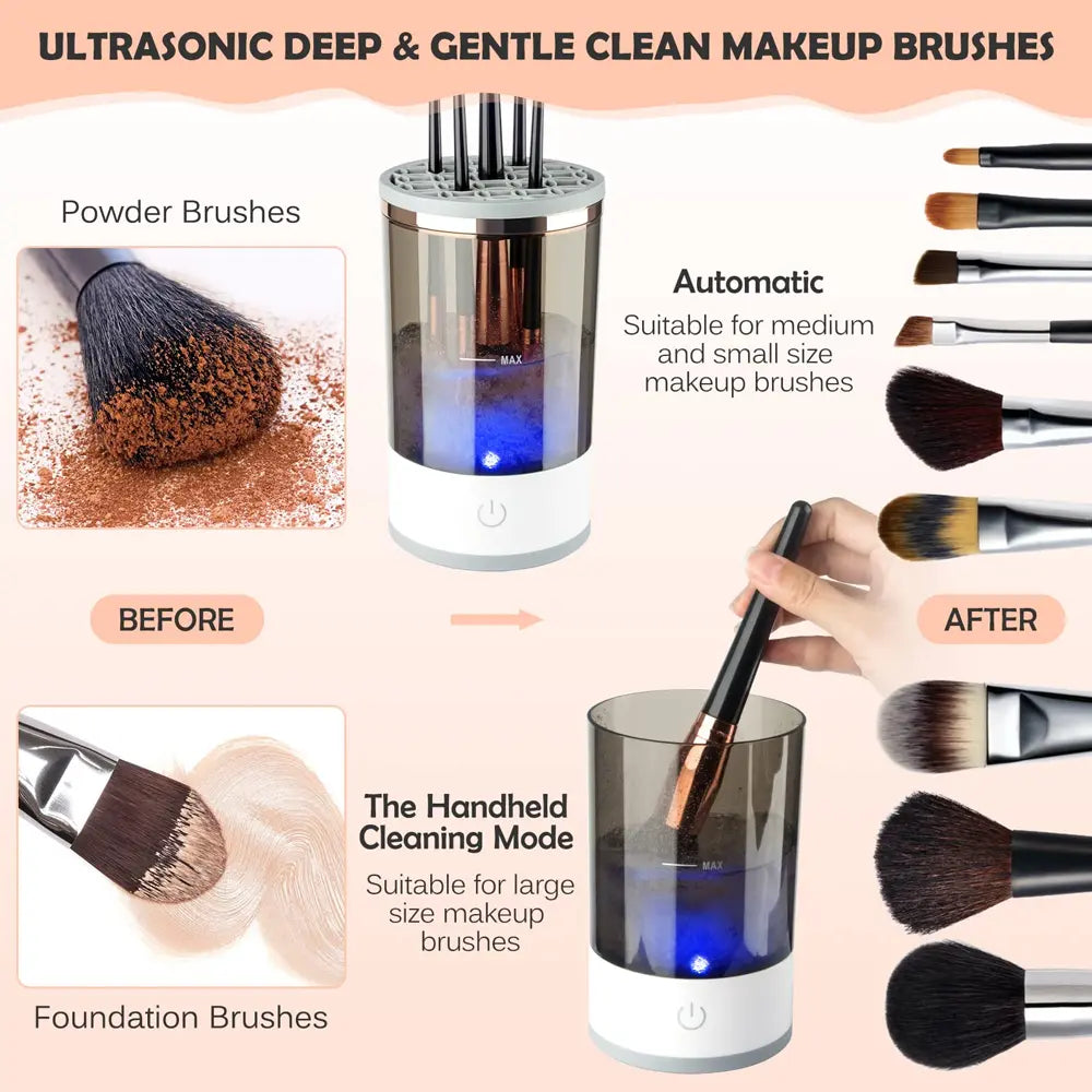 Kit de nettoyage de pinceaux de maquillage SilicoBrush