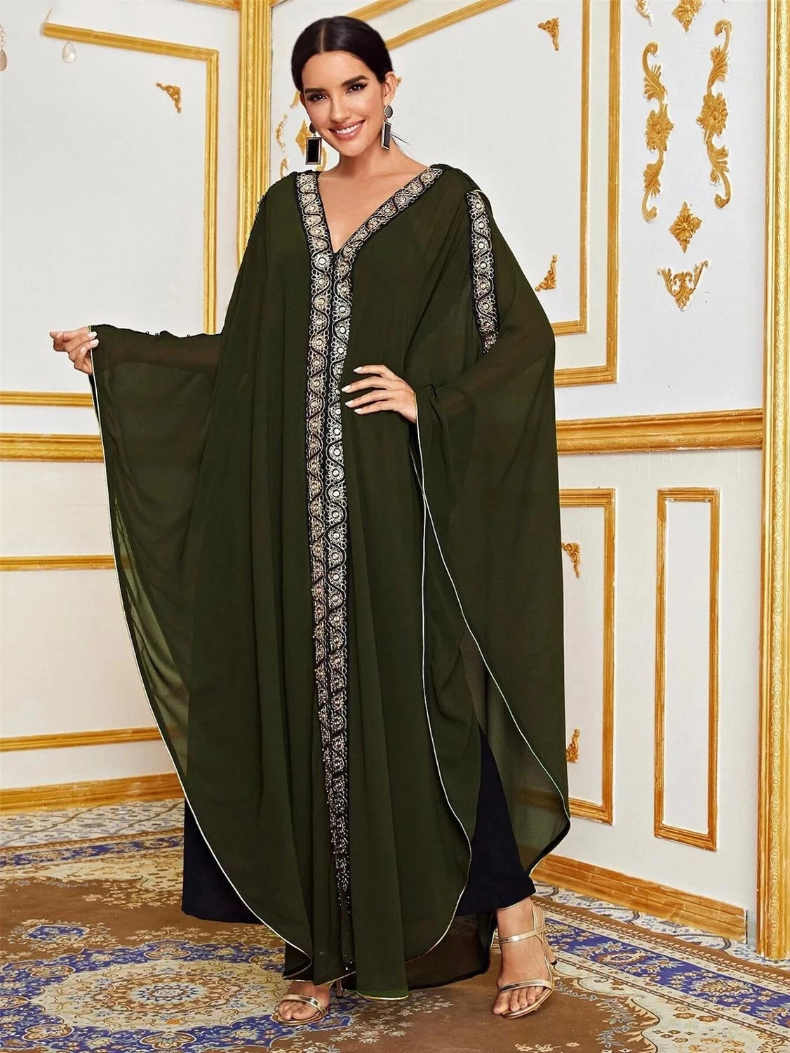 Robe paillette AbayaPapillon