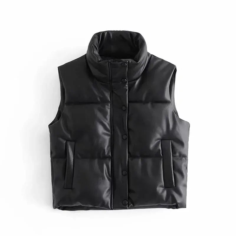 DivaCuir women's sleeveless down jacket