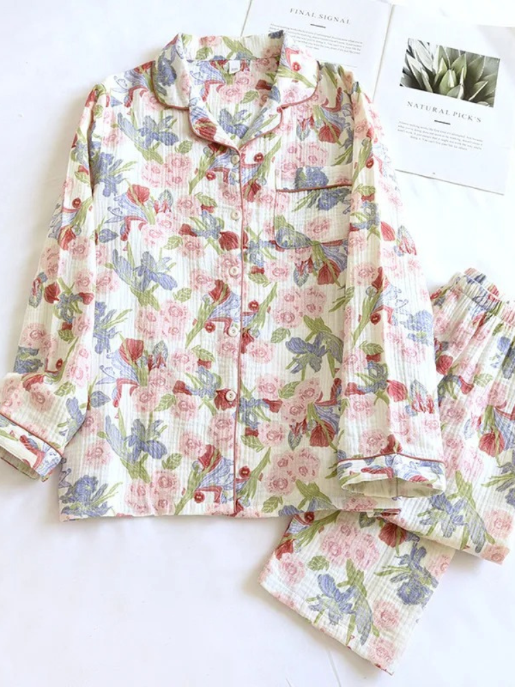 Ensemble Pyjama Femme Coton Cozéna