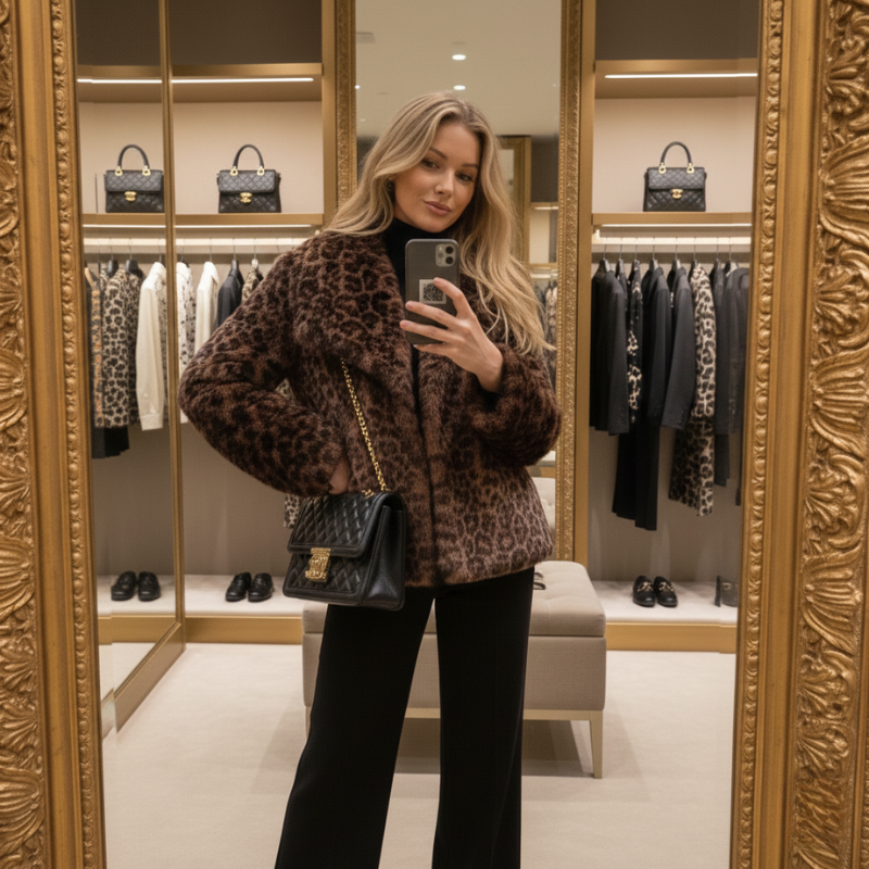 Veste Fausse Fourrure Femme Chaude Aurélyn
