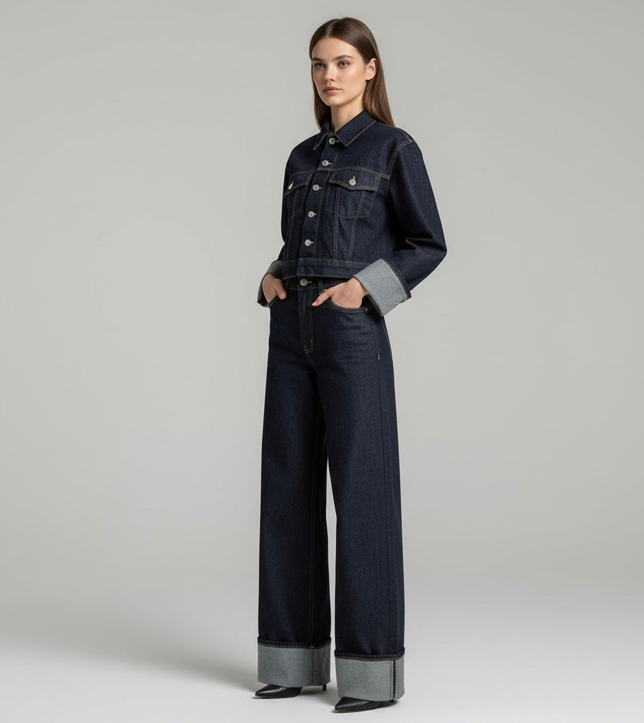 Retro Denyra Jeansjacke Damen