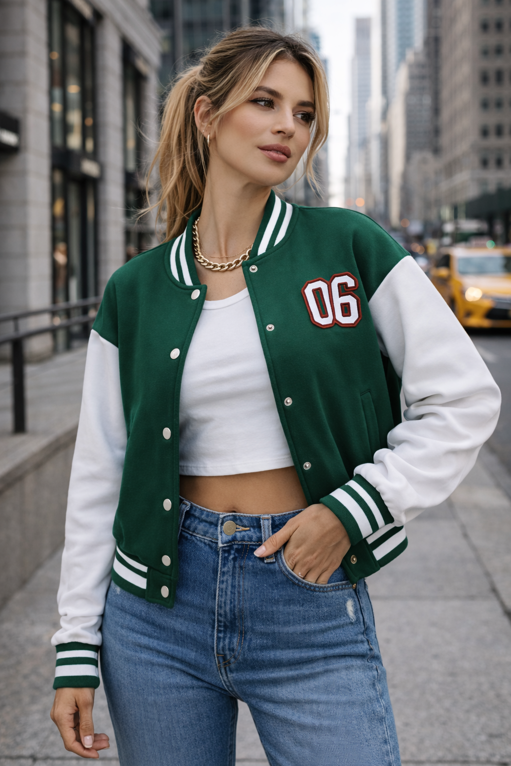 Veste Blouson Baseball Femme Viora