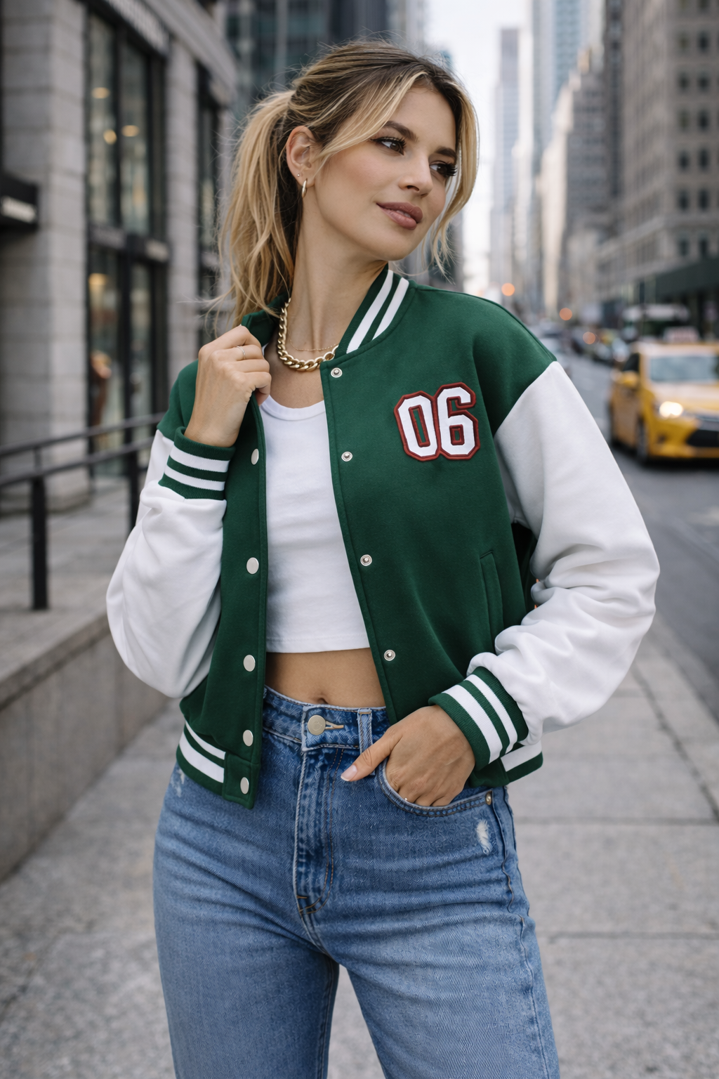 Veste Blouson Baseball Femme Viora