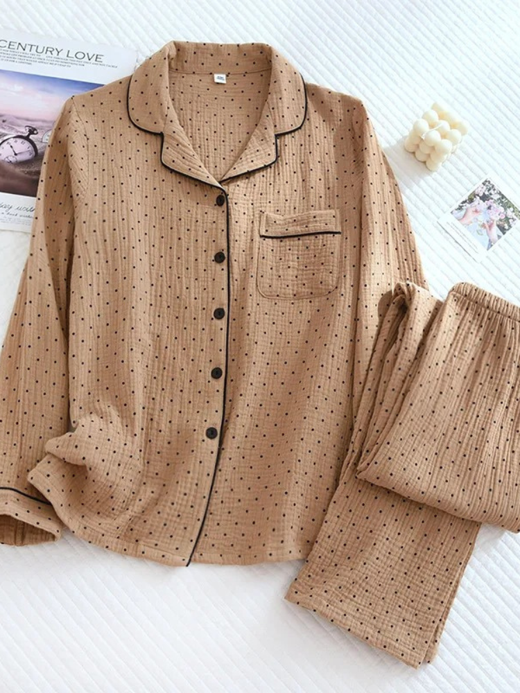 Ensemble Pyjama Femme Coton Cozéna