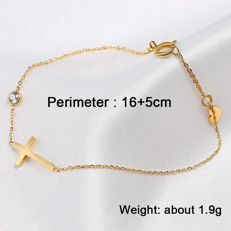 Women's bracelet with cross