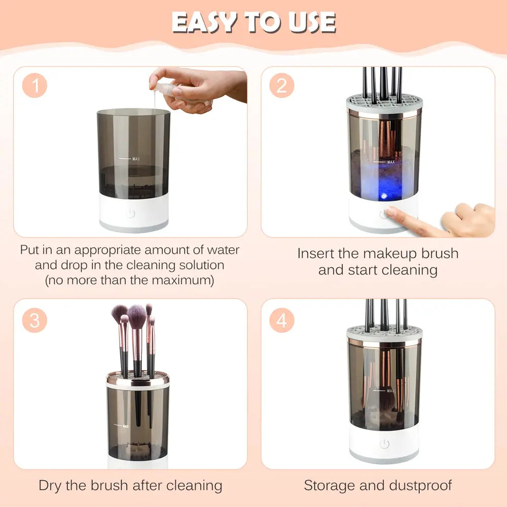 SilicoBrush makeup brush cleaning kit