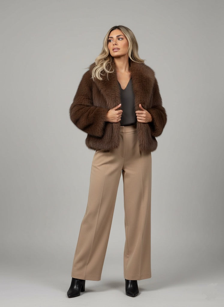 Brunelya Women's Fur Coat