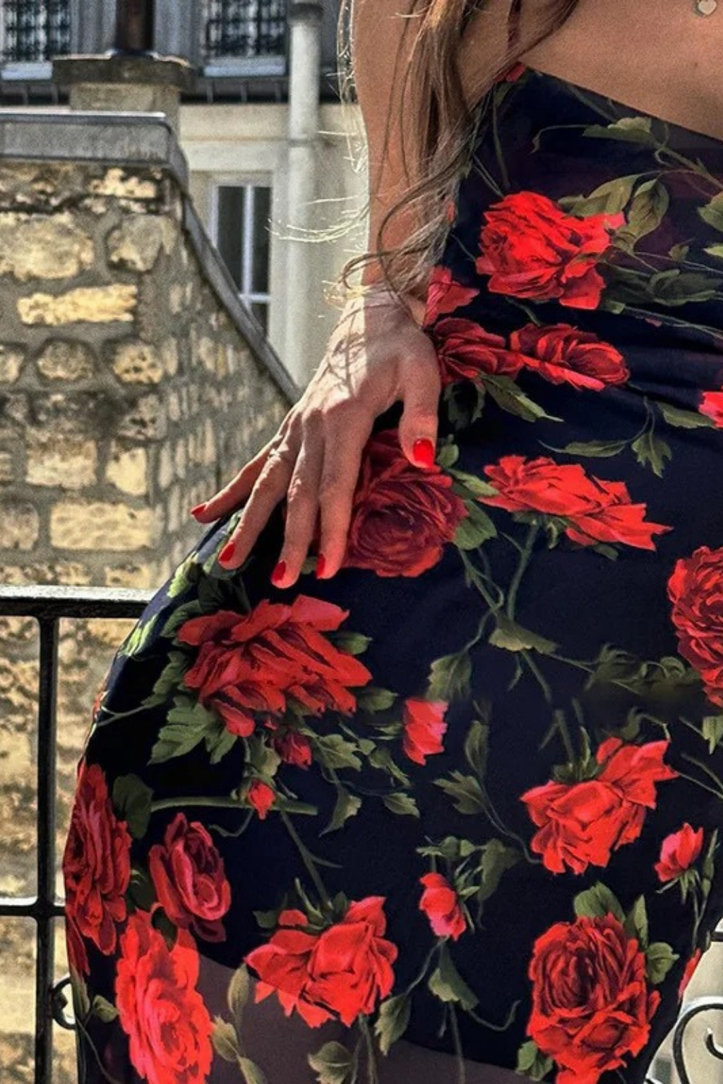 Virelia Damen Blumenkleid