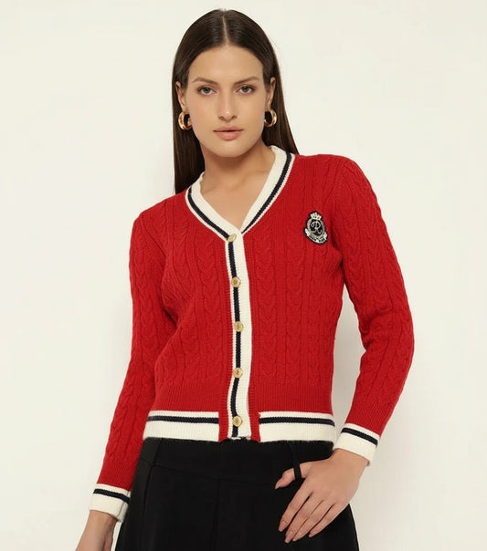 Pull Cachemire Cardigan Femme Lazora