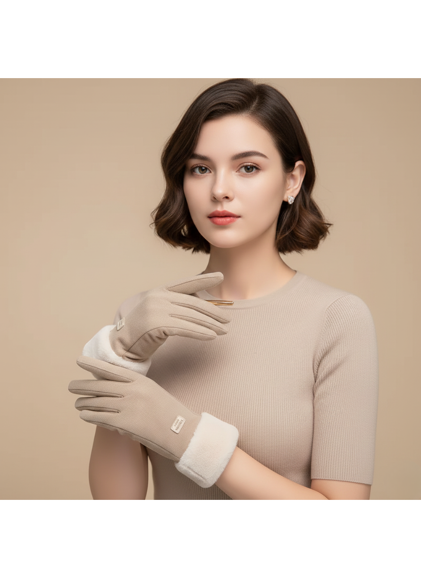 Gants En Peluche Épaisse Duvoria