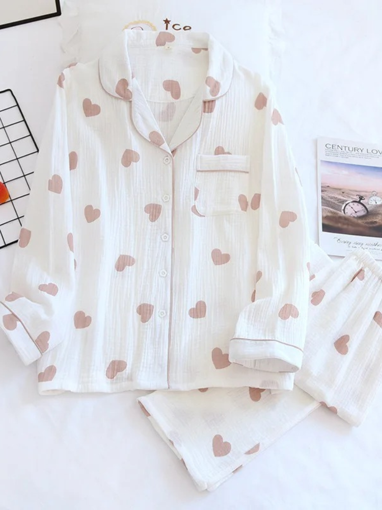 Ensemble Pyjama Femme Coton Cozéna