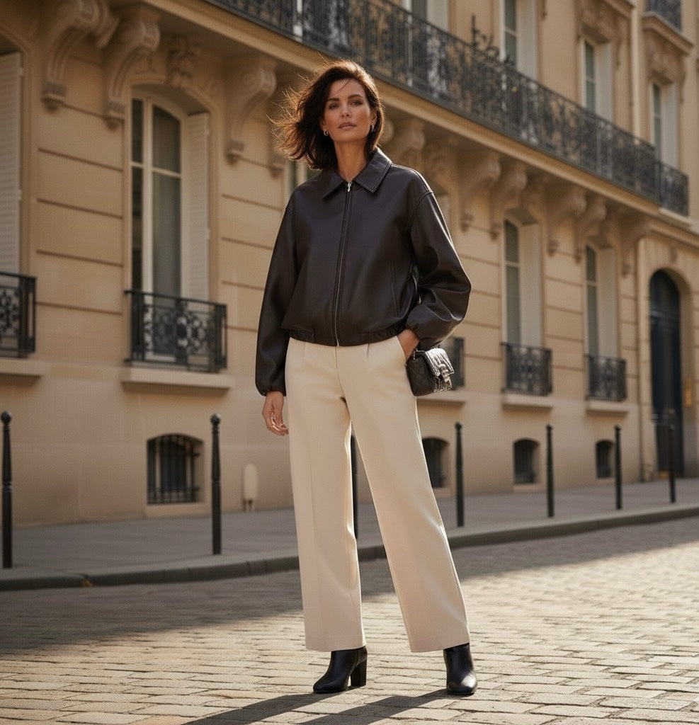 Damen Lederjacke Cuiréa