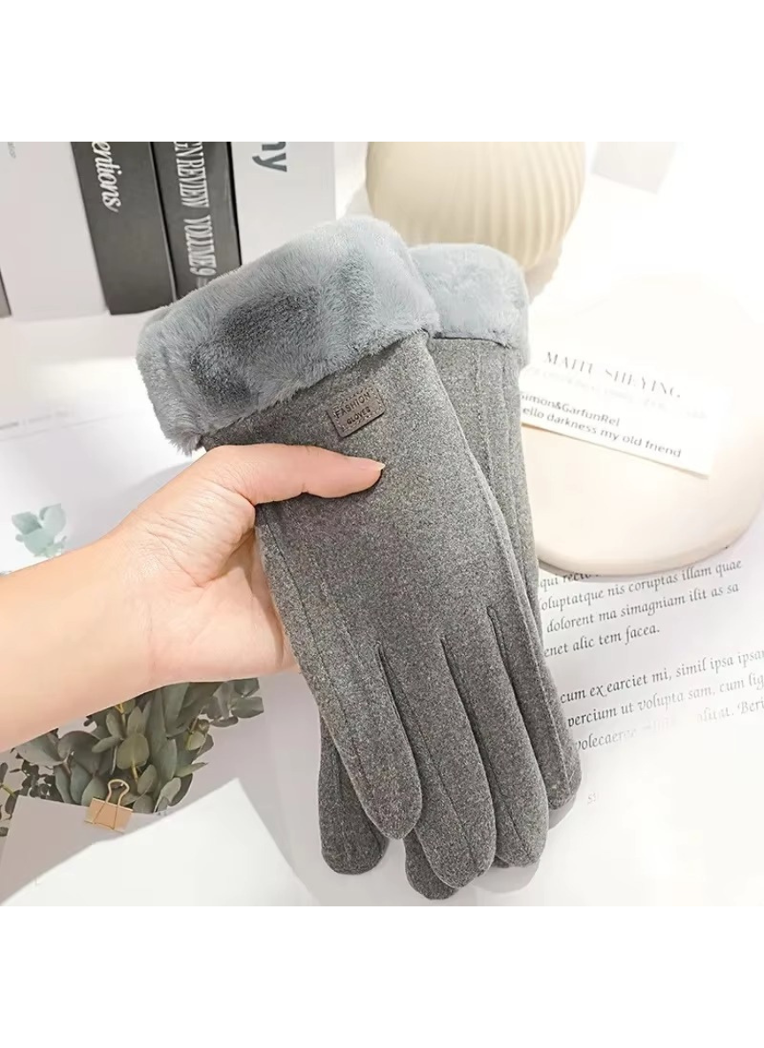 Gants En Peluche Épaisse Duvoria