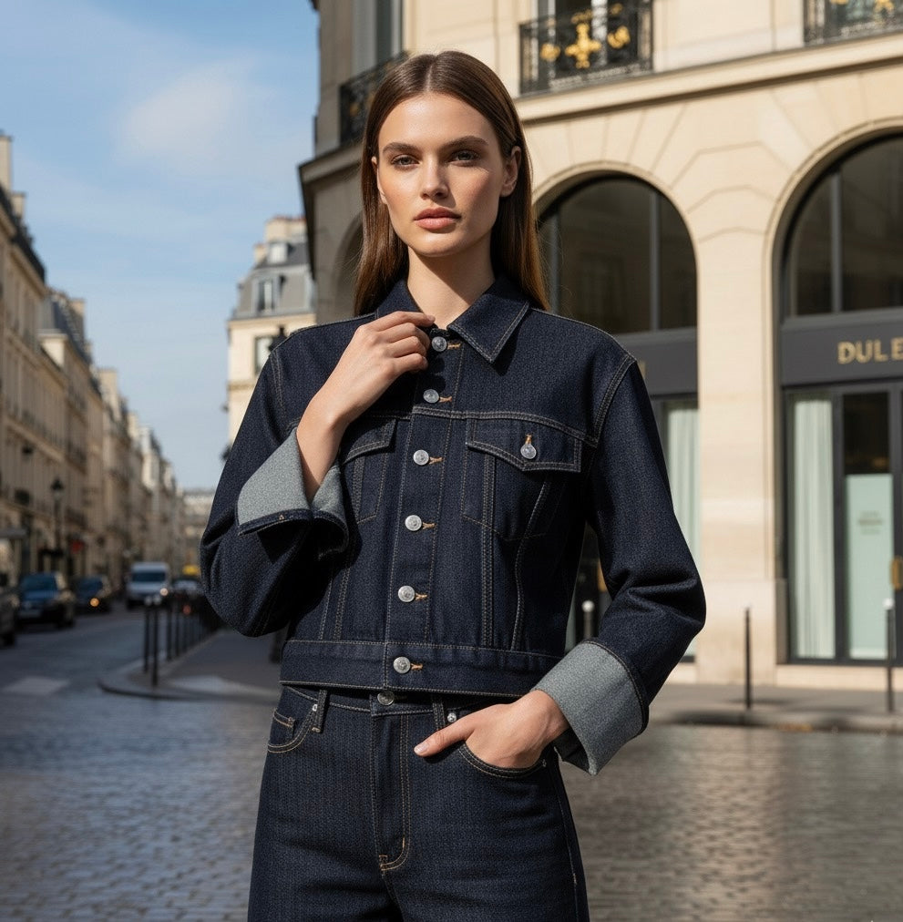 Retro Denyra Jeansjacke Damen