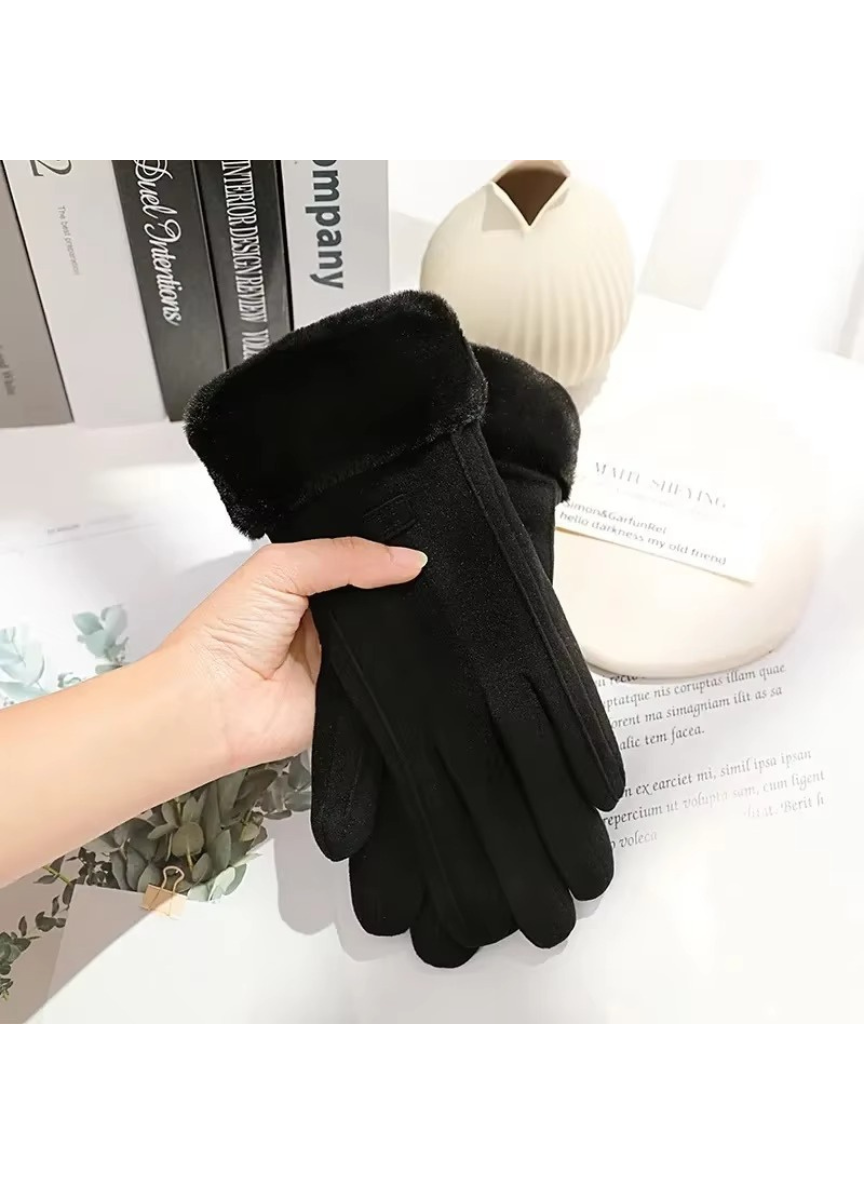 Gants En Peluche Épaisse Duvoria