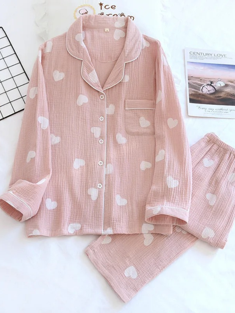 Ensemble Pyjama Femme Coton Cozéna