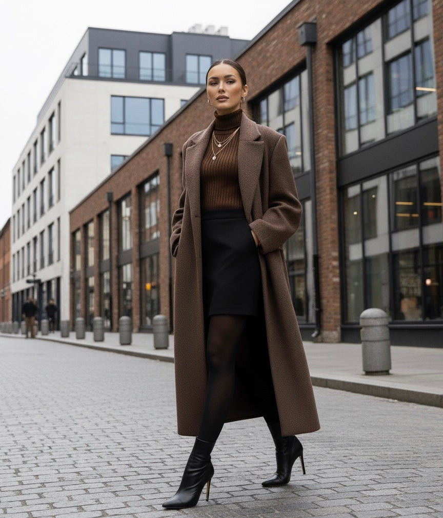 Solena Women's Wool Overcoat 