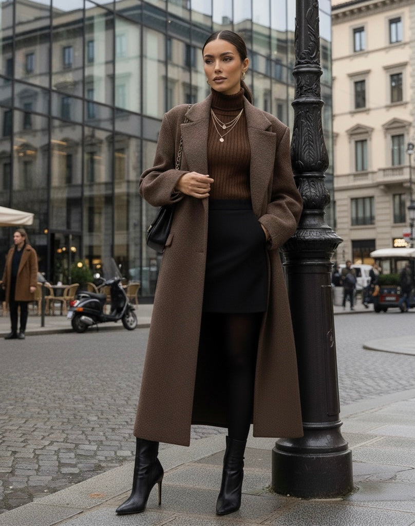 Solena Women's Wool Overcoat 