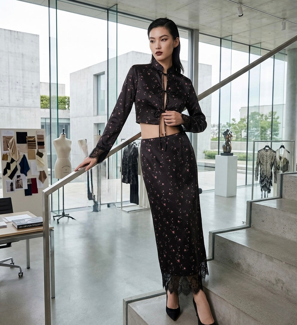 Ensemble Femme Style Oriental Satin OXYA