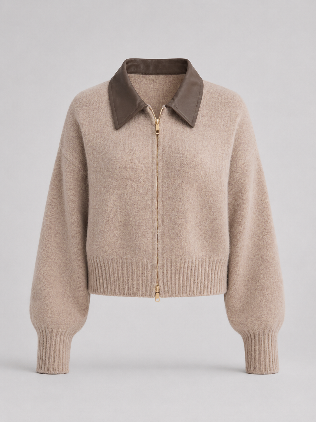 Cardigan court zippé femme Cocun