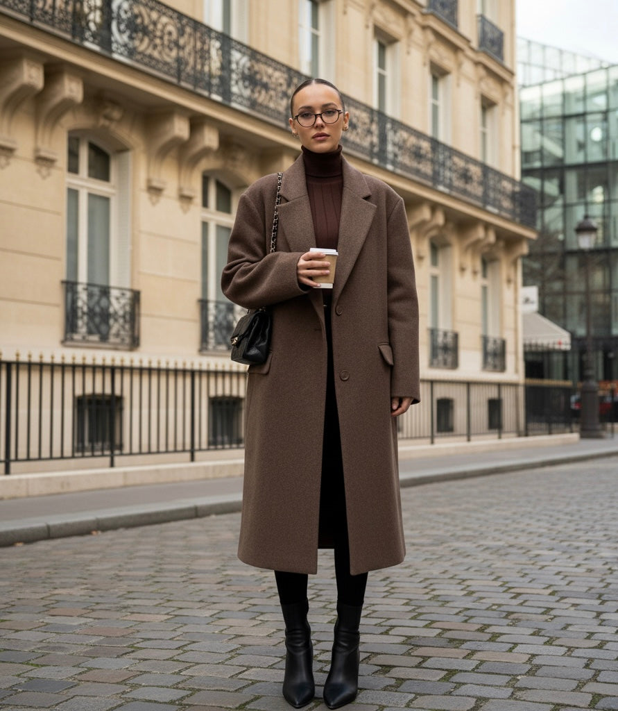 Solena Women's Wool Overcoat 