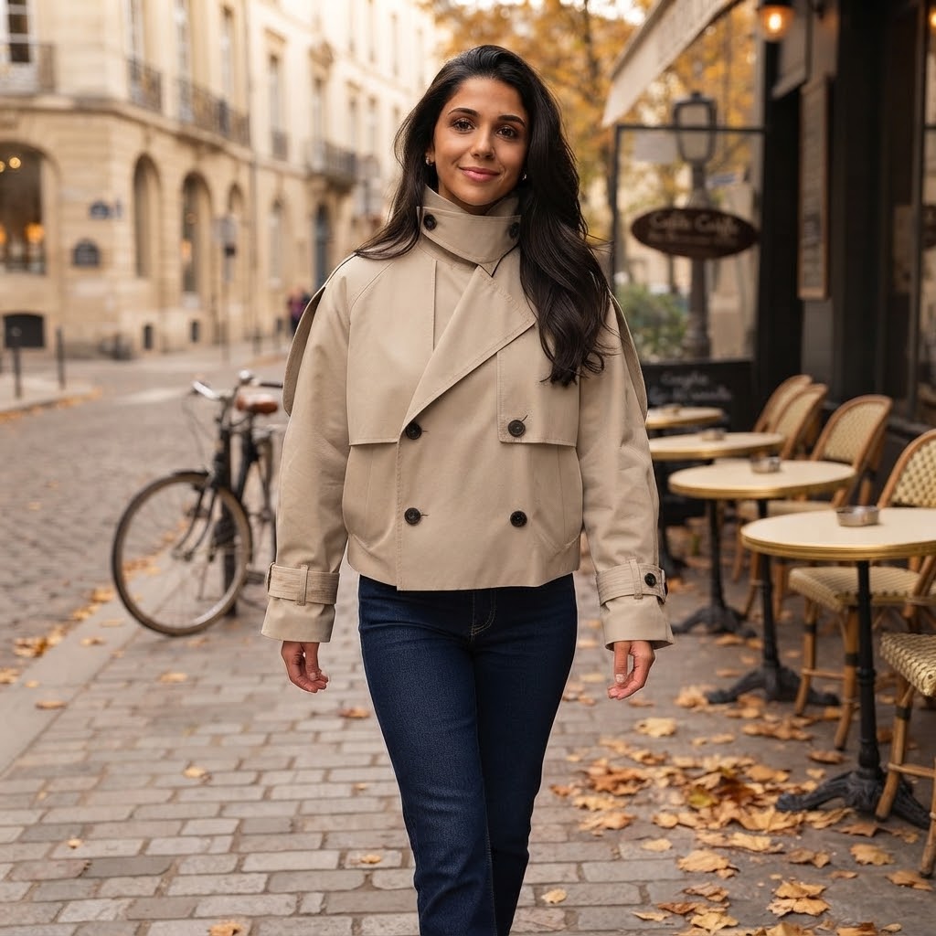 Damen-Trenchcoat Vénora