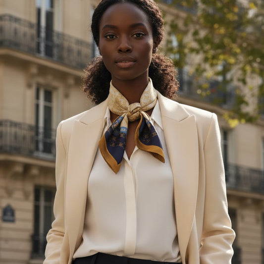 Foulard en Satin Femme Eliora