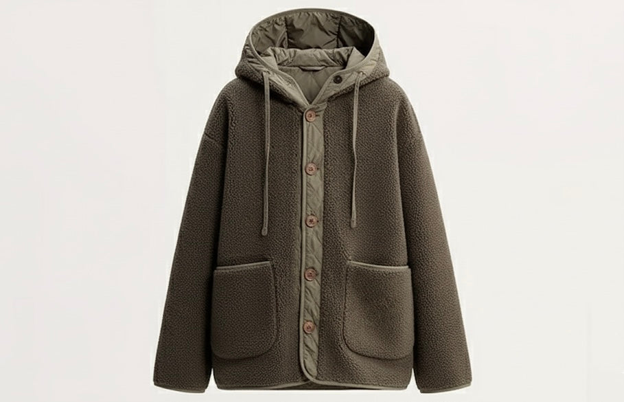 Zynara Damen-Baumwollfleecejacke