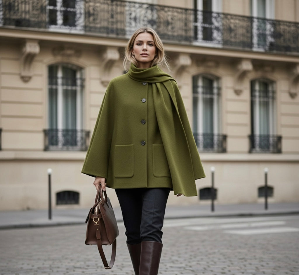 Manteau avec Écharpe Scarvona