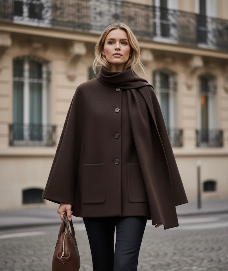 Manteau avec Écharpe Scarvona