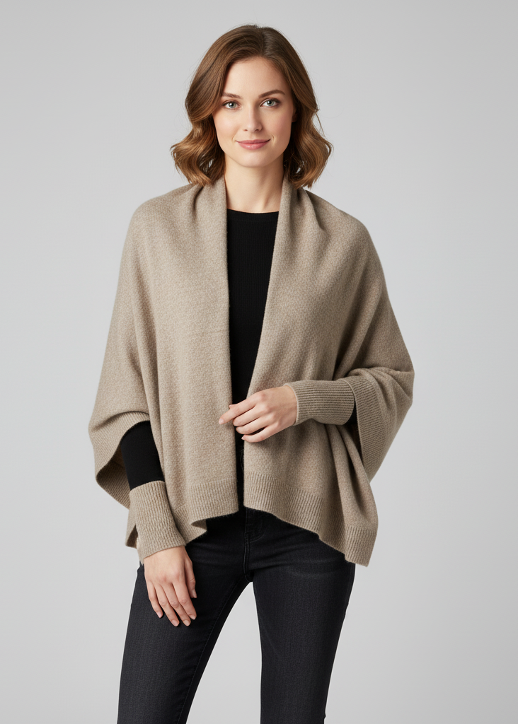 Kalyve Women's Wool Cape