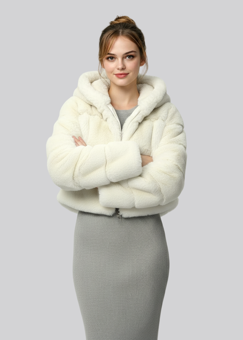 Lunafour Women's Fur Jacket