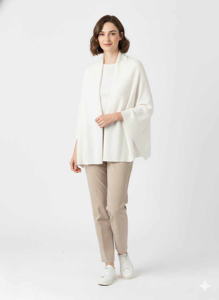 Kalyve Women's Wool Cape