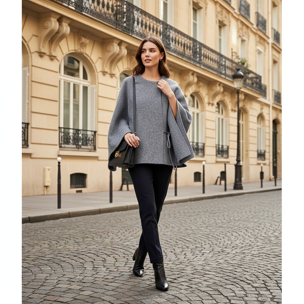 Manteau Kimono Tricoté pour Femmes Ariyona